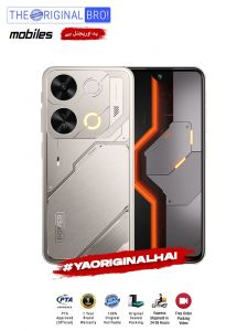 Itel P65 - 4GB RAM - 128GB Storage - PTA Approved - 12 Months Warranty - Silver - The Original Bro Mobiles - TOB27